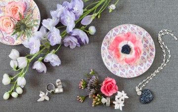 Blooms and Bling; Jewellery and Flower Wedding Inspiration