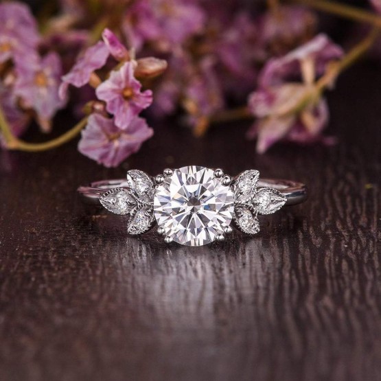 Moissanite vs Diamonds – Why We Love Moissanite Engagement Rings – Flawless Moissanite – Bridal Musings 5