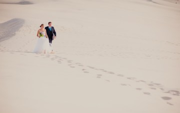 A Beach Picnic Day After Shoot: Sand Dunes, Tepees, Tulle & Ribbon