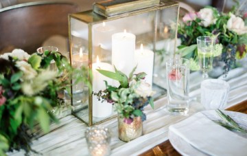 Organic Meets Industrial Warehouse Wedding Inspiration
