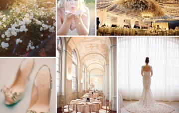 Something Old and Something New: Gold and Mint Inspiration Board