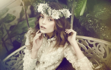 Flower Crowns & Flower Garlands for Bohemian Brides